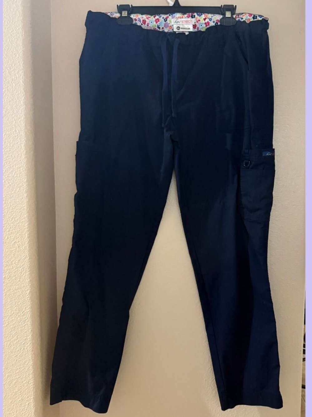 NWOT - Koi Stretch - Sydney Style - Scrub Pants XL - Regular - NAVY